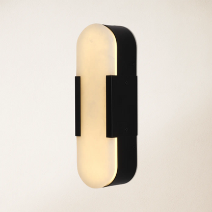 OpalEdge Alabaster Wall Sconce 13.8"H