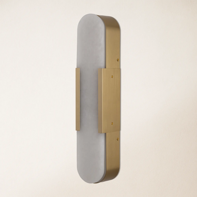 OpalEdge Alabaster Wall Sconce 20"H