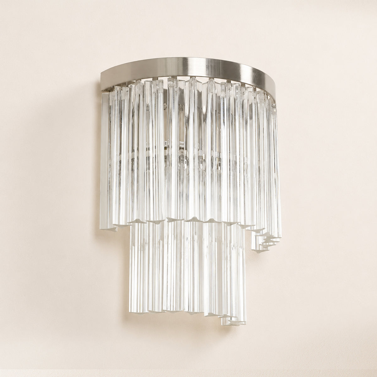 Prismari Tiered Glass Wall Sconce