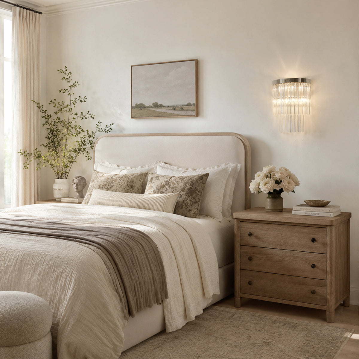 Prismari Tiered Glass Wall Sconce