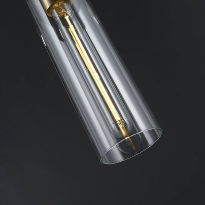 Cylora Glass Tube Pendant 3.8''H
