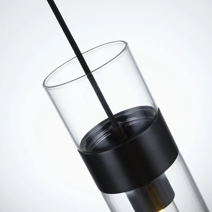 Cylora Glass Tube Pendant 3.8''H
