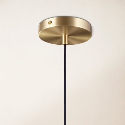 Cylora Glass Tube Pendant 4"H
