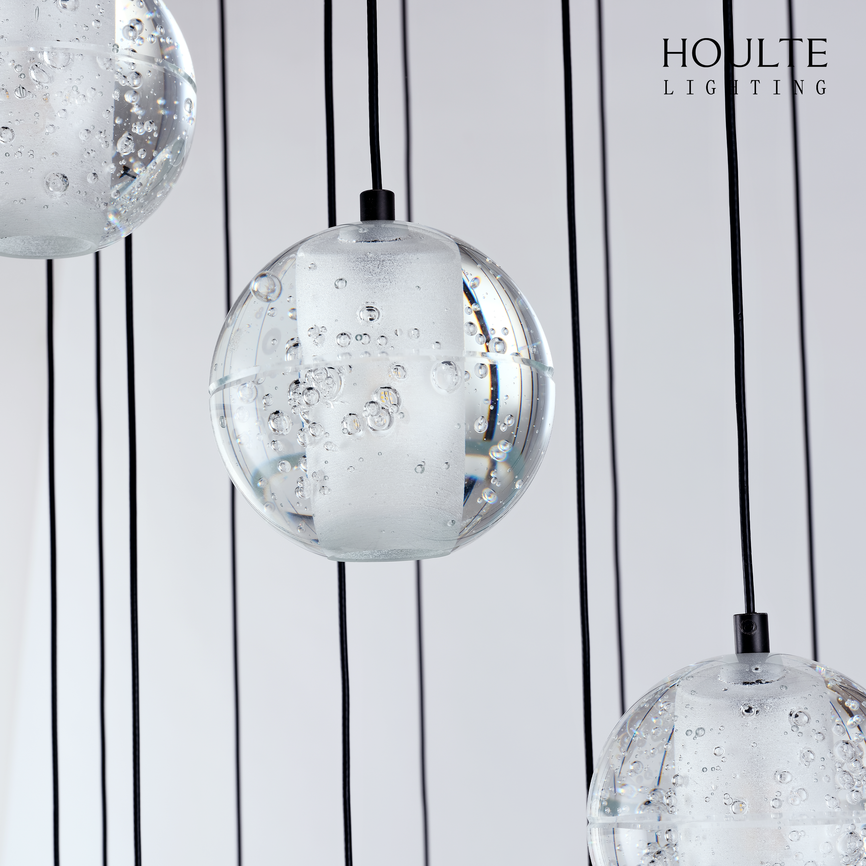 Pearl Ball Ceiling Round Chandelier 26"D