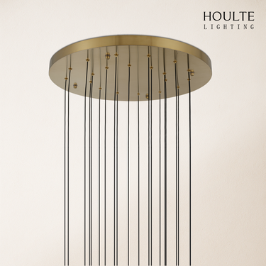 Pearl Ball Ceiling Round Chandelier 26"D