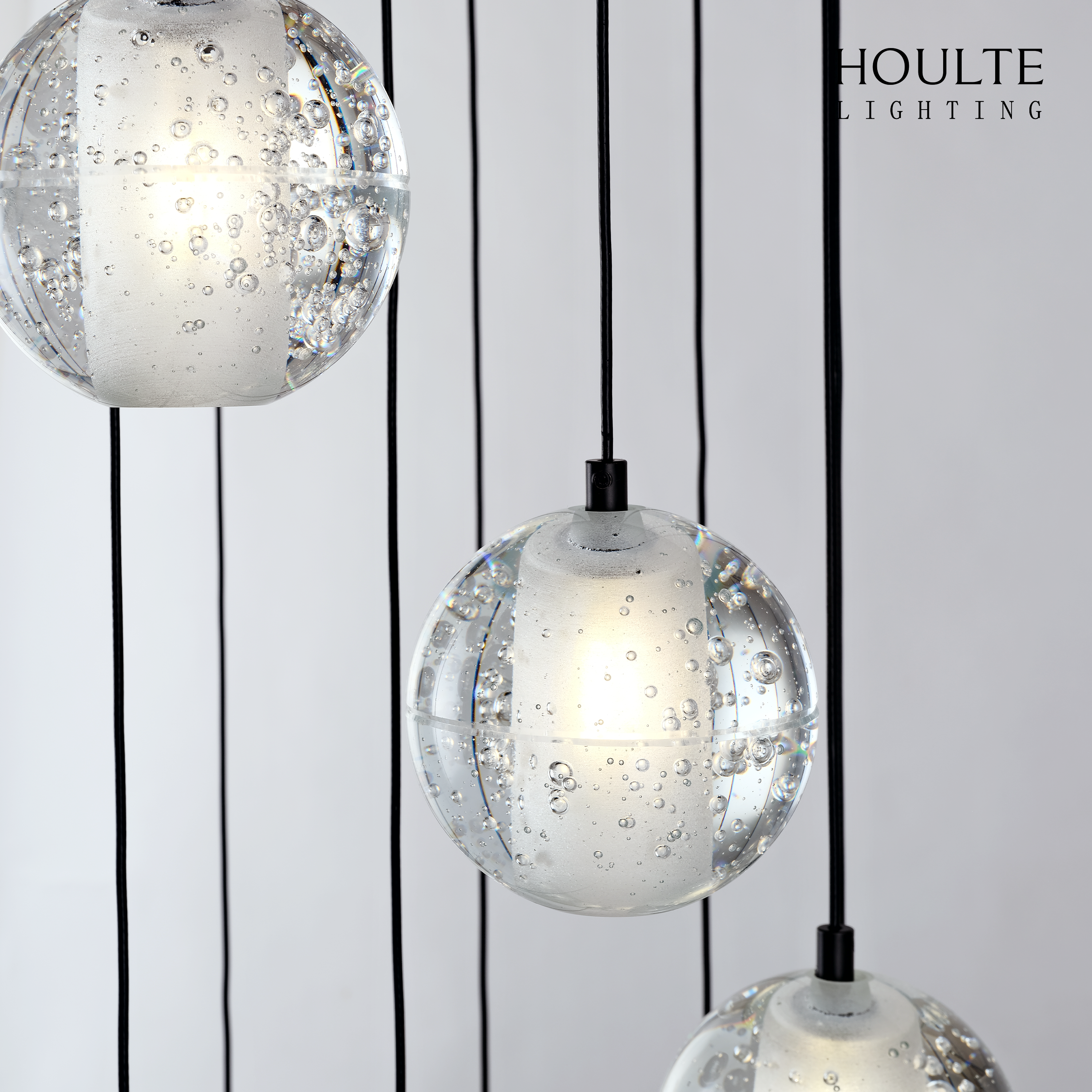 Pearl Ball Ceiling Round Chandelier 26"D