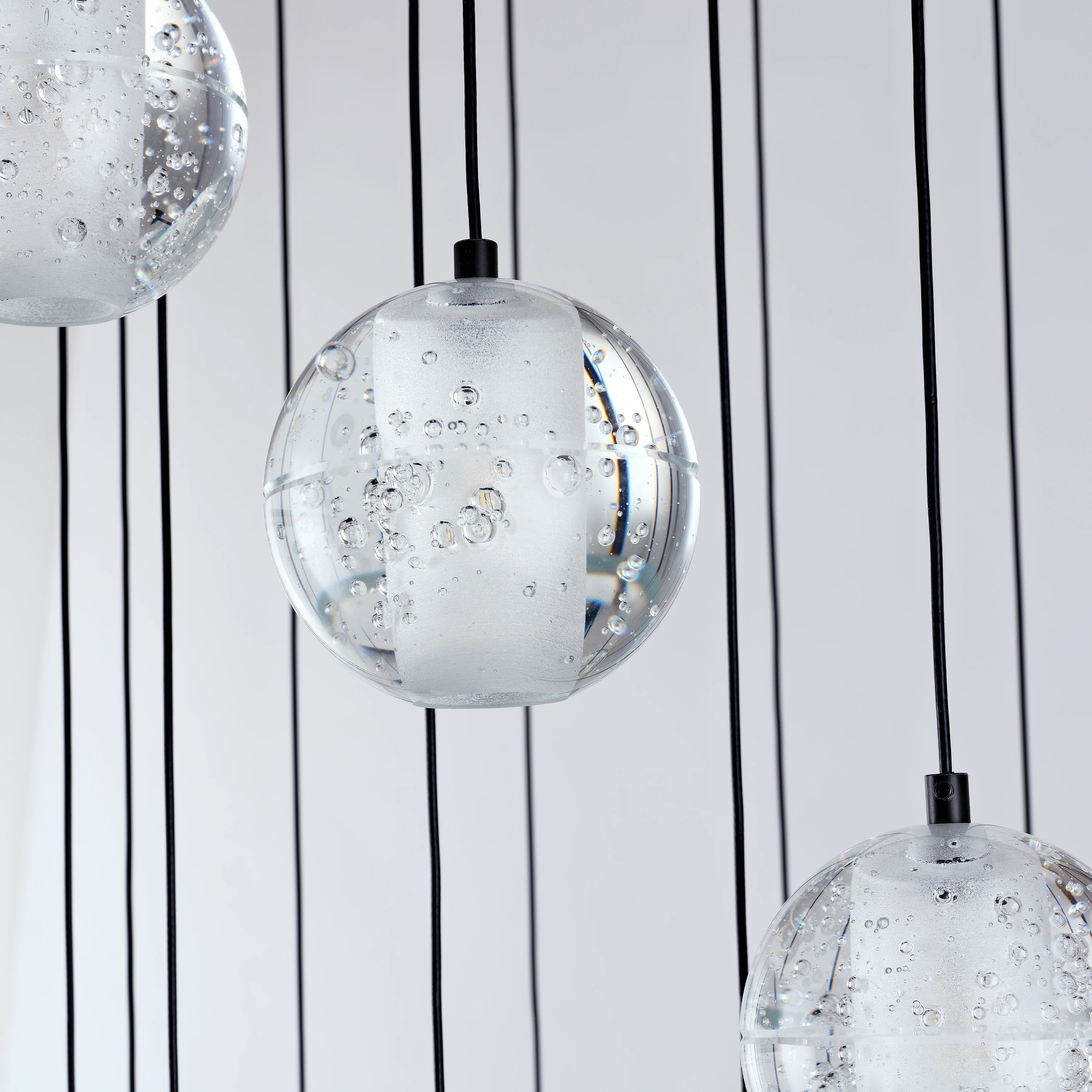 Pearl Ball Ceiling Round Chandelier 26"D