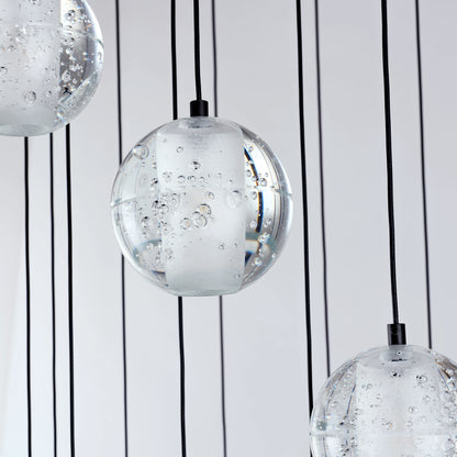 Pearl Ball Ceiling Round Chandelier 26"D