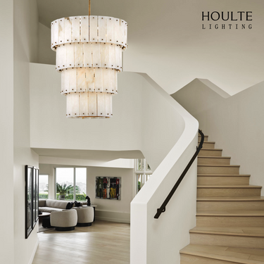 Rancho Alabaster 4-Tier Round Chandelier