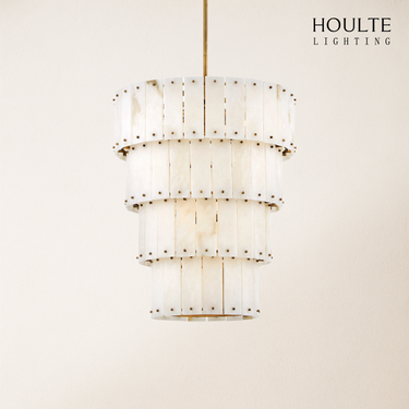 Rancho Alabaster 4-Tier Round Chandelier