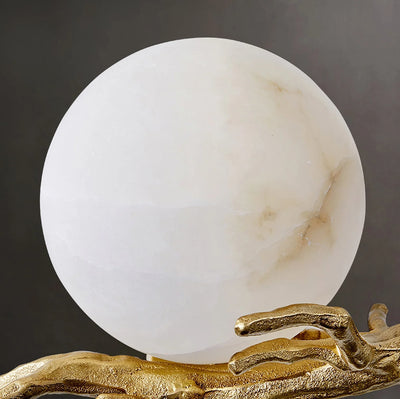 ArborLith Alabaster Round Wall Sconce