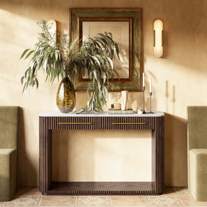 Riley Sintered Stone Console Table 47"W