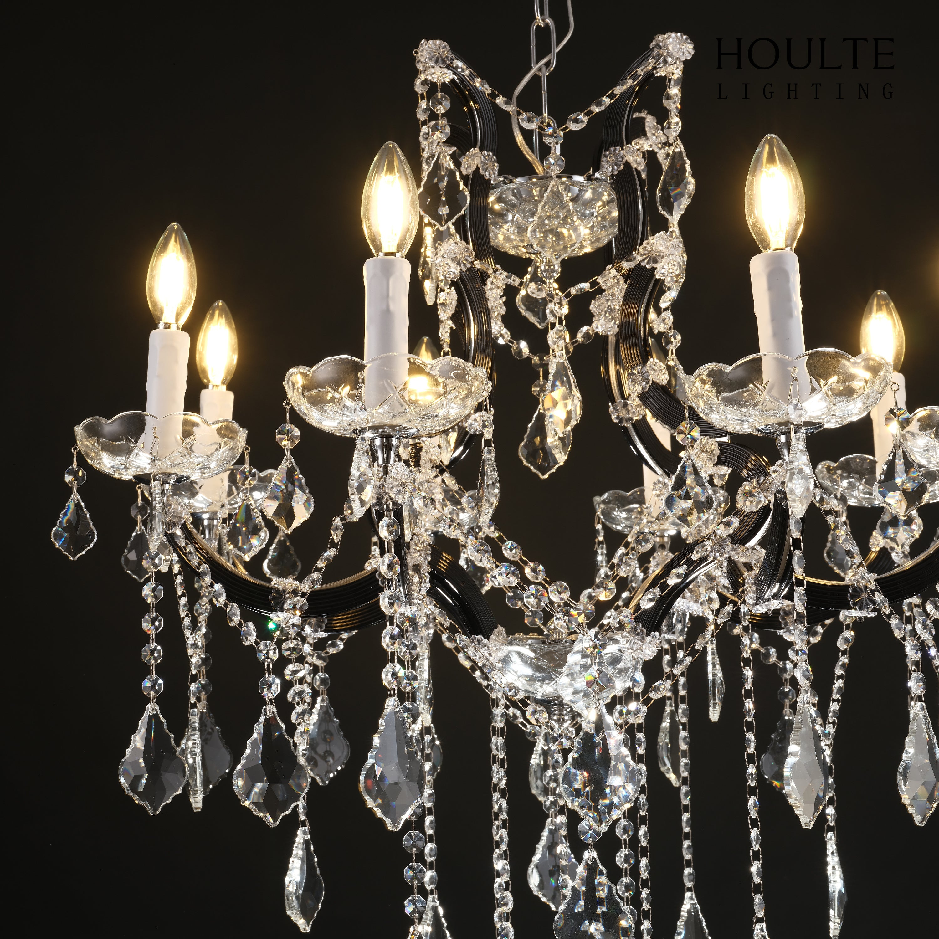 Roco Crystal Classical Round Chandelier 18"D