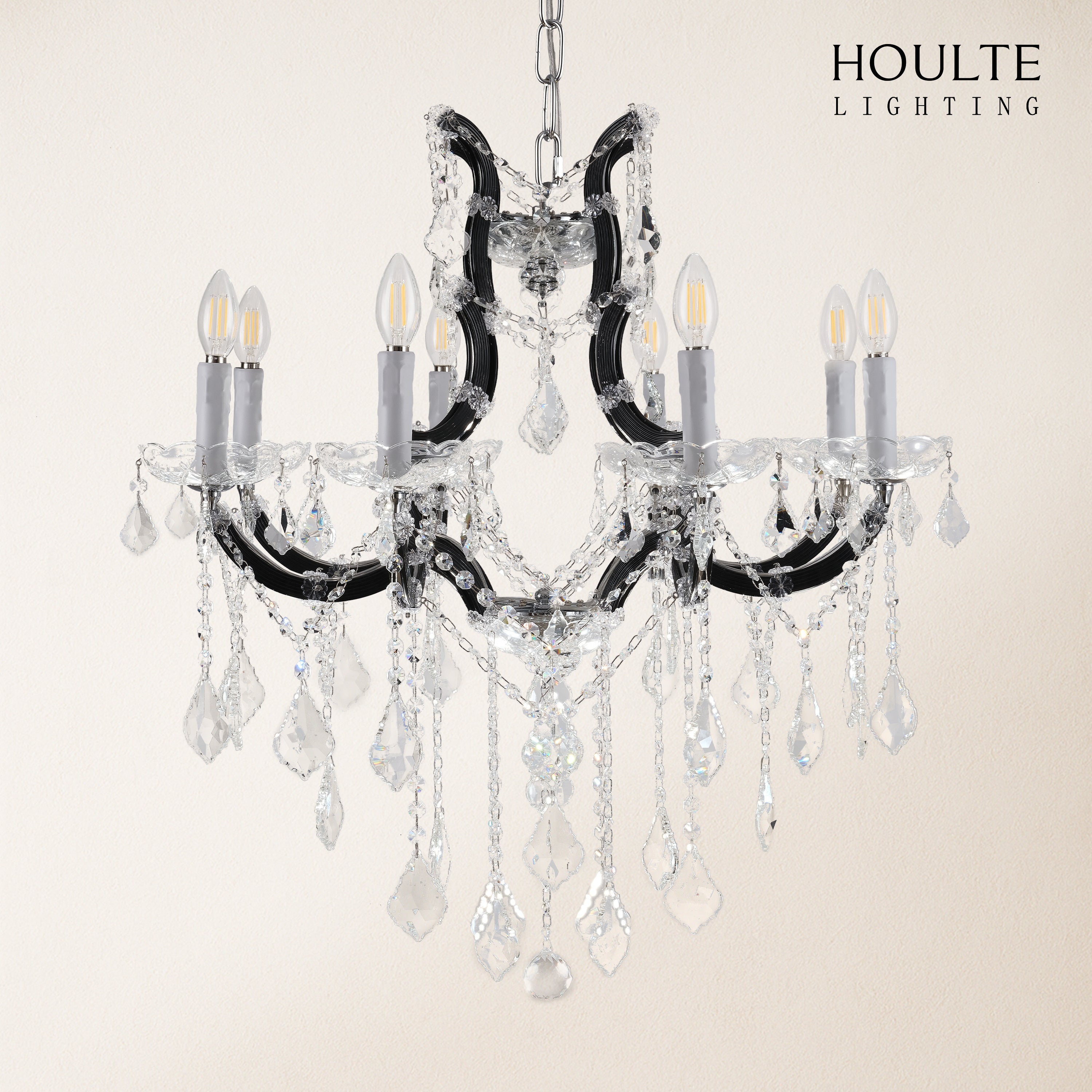 Roco Crystal Classical Round Chandelier 18"D