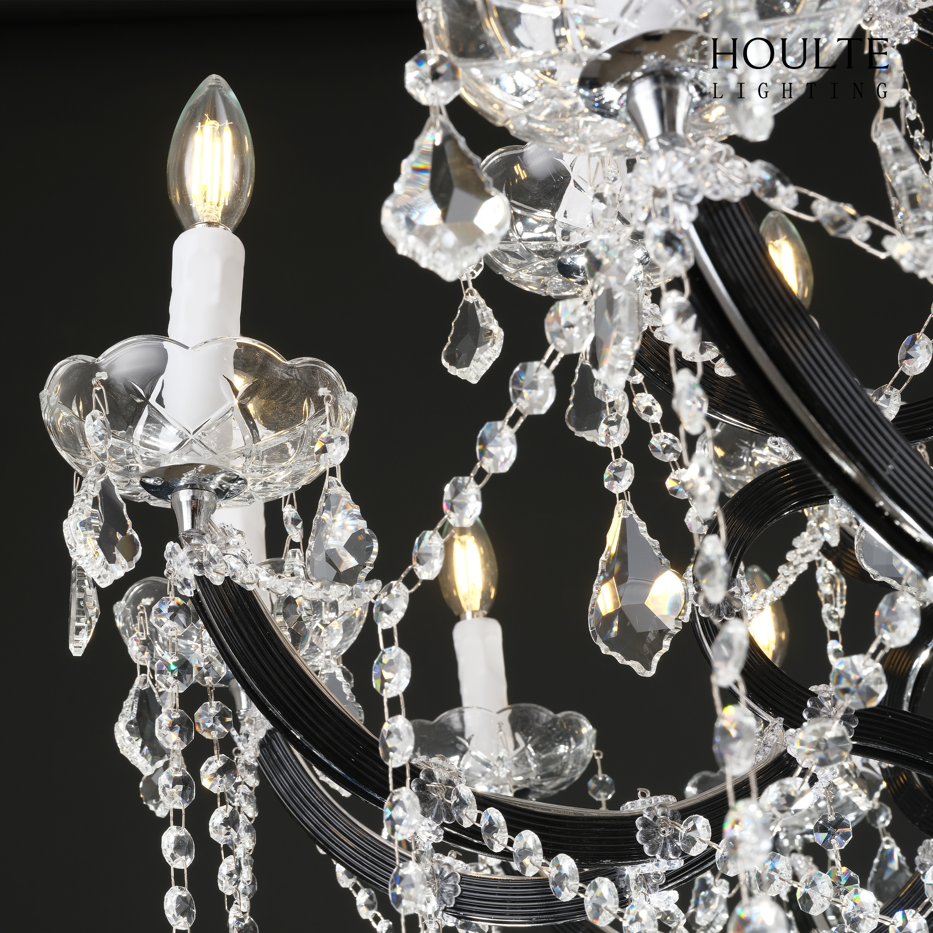 Roco Crystal Classical Round Chandelier 40"D