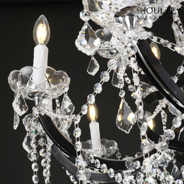 Roco Crystal Classical Round Chandelier 40"D