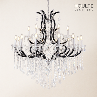 Roco Crystal Classical Round Chandelier 48"D