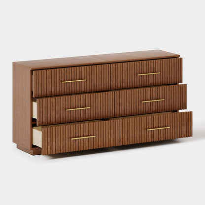 Holt 63“ Oak 6-Drawer Chest(Set of 2)