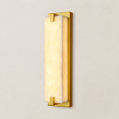 Solvian Resin Rectangular Wall Sconce 18"/24"H