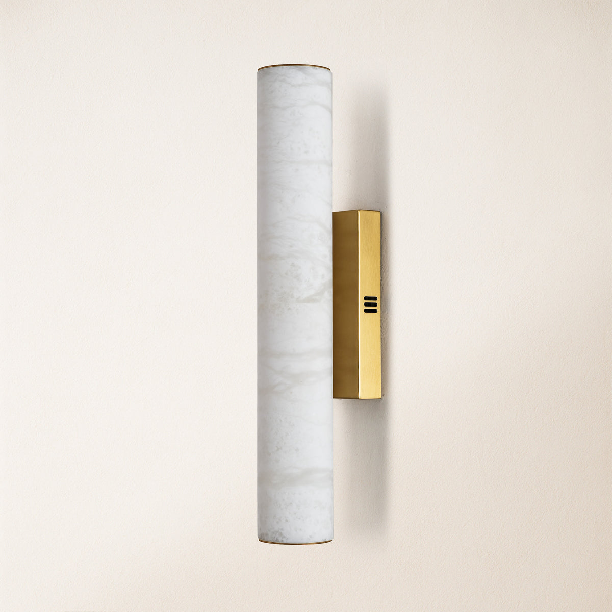 Sylvia Palladian Alabaster Wall Sconce 20"H