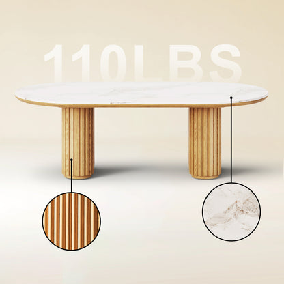 Emery Sintered Stone Coffee Table 48"W