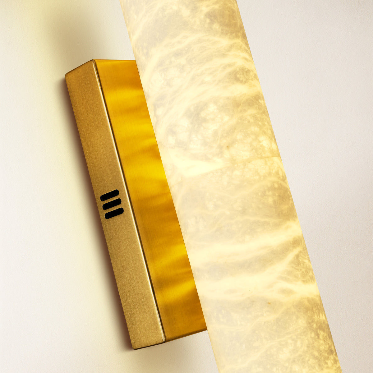 Sylvia Palladian Alabaster Wall Sconce 20"H