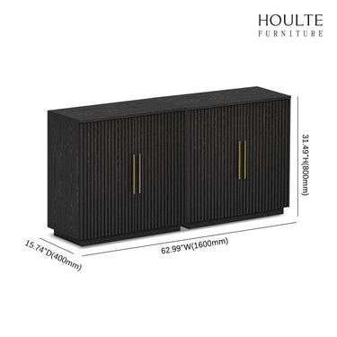 Holt Oak Media Console(Set of 2)