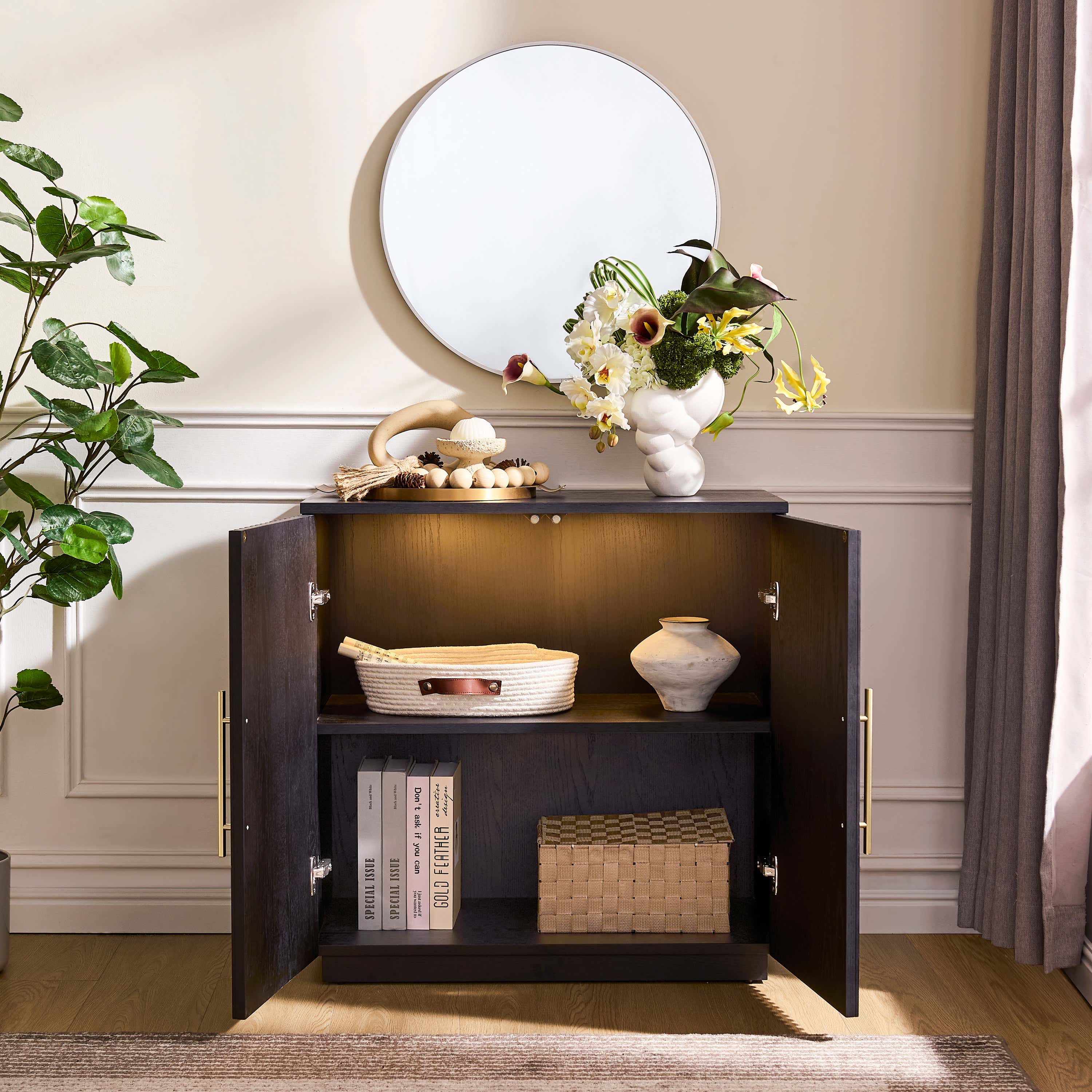 Holt 32″ Solid Oak Cabinet