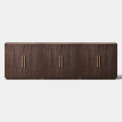 Holt 95″ Solid Oak Console(Set of 3)