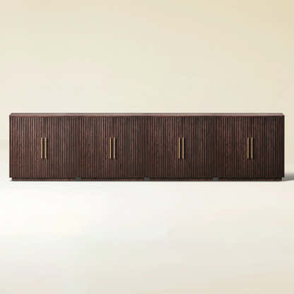 Holt 126″ Solid Oak Console(Set of 4)