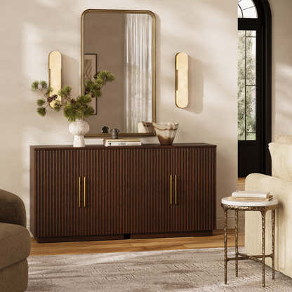 Holt 63″ Solid Oak Console(Set of 2)