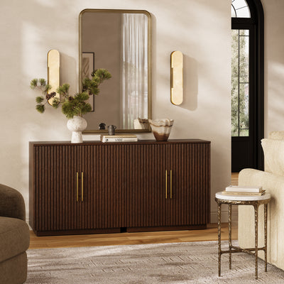 Holt 63″ Solid Oak Console(Set of 2)