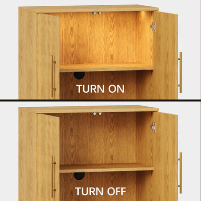 Holt 126″ Oak Media Console(Set of 4)