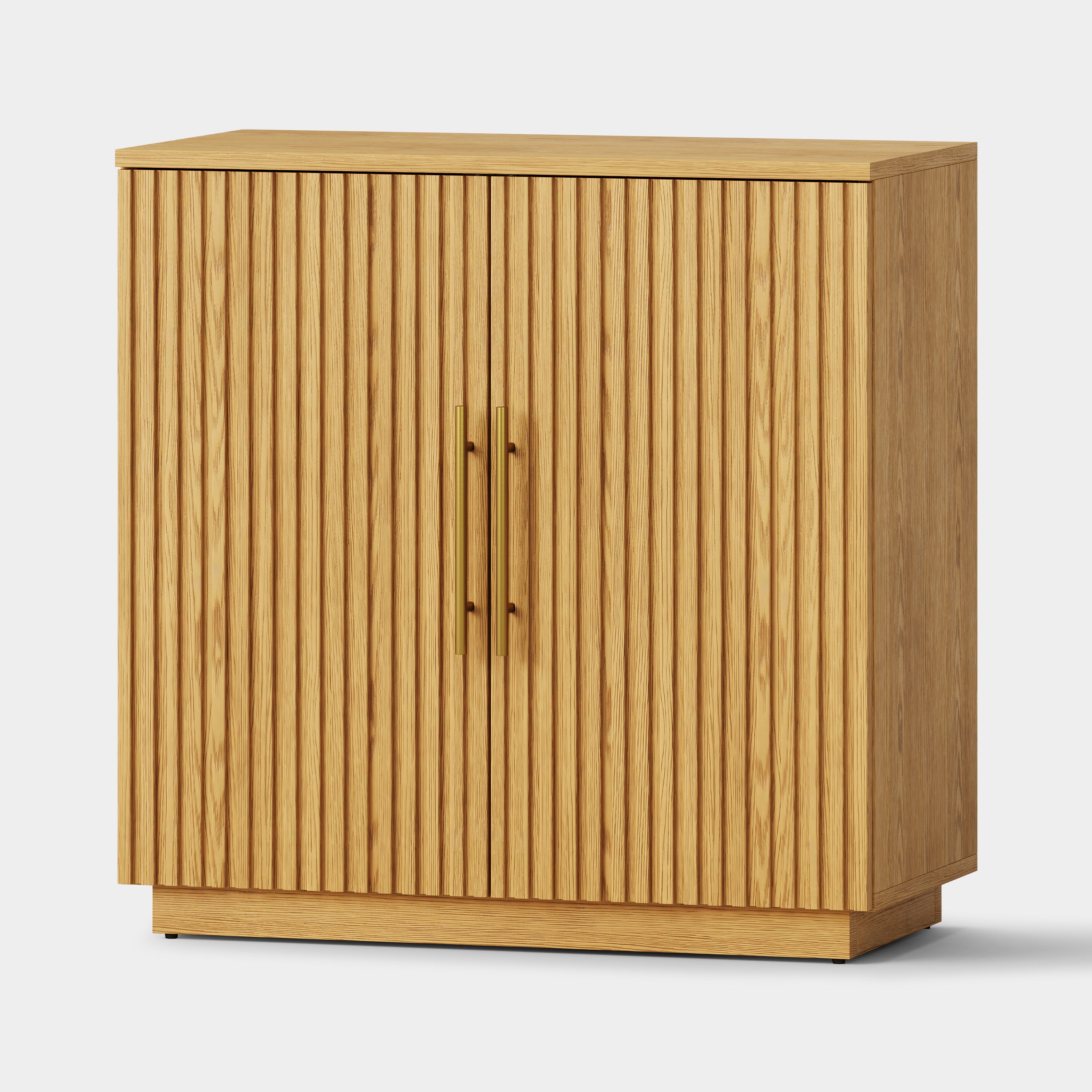 Holt 126″ Oak Media Console(Set of 4)