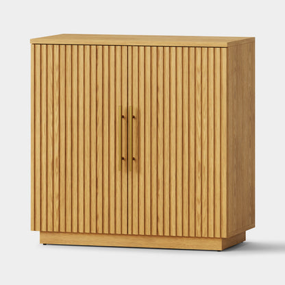 Holt 126″ Oak Media Console(Set of 4)