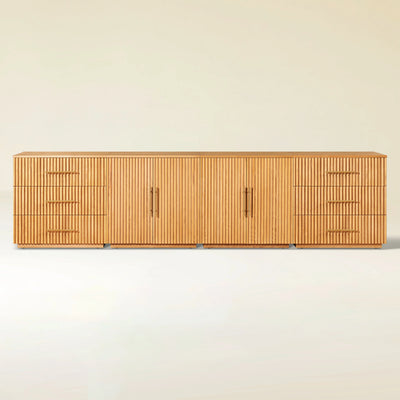 Holt Oak Modular Media Console (Set of 4)