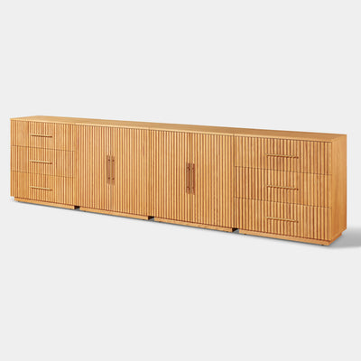 Holt Oak Modular Media Console (Set of 4)