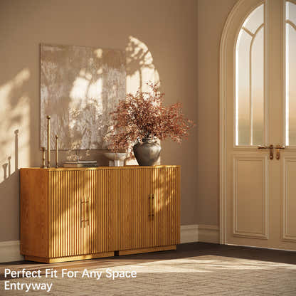 Holt 63″ Solid Oak Console(Set of 2)