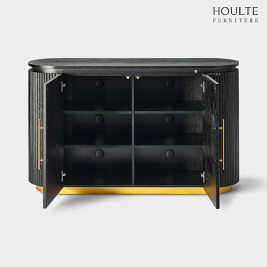 Holton Oak Media Console, Coffee Table And Sideboard Set
