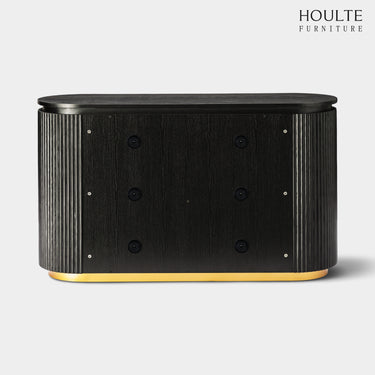Holton Oak Media Console, Coffee Table And Sideboard Set