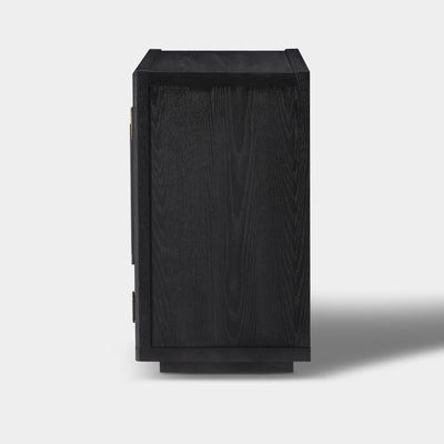 Alvar Arched 30" Oak Storage Cabinet