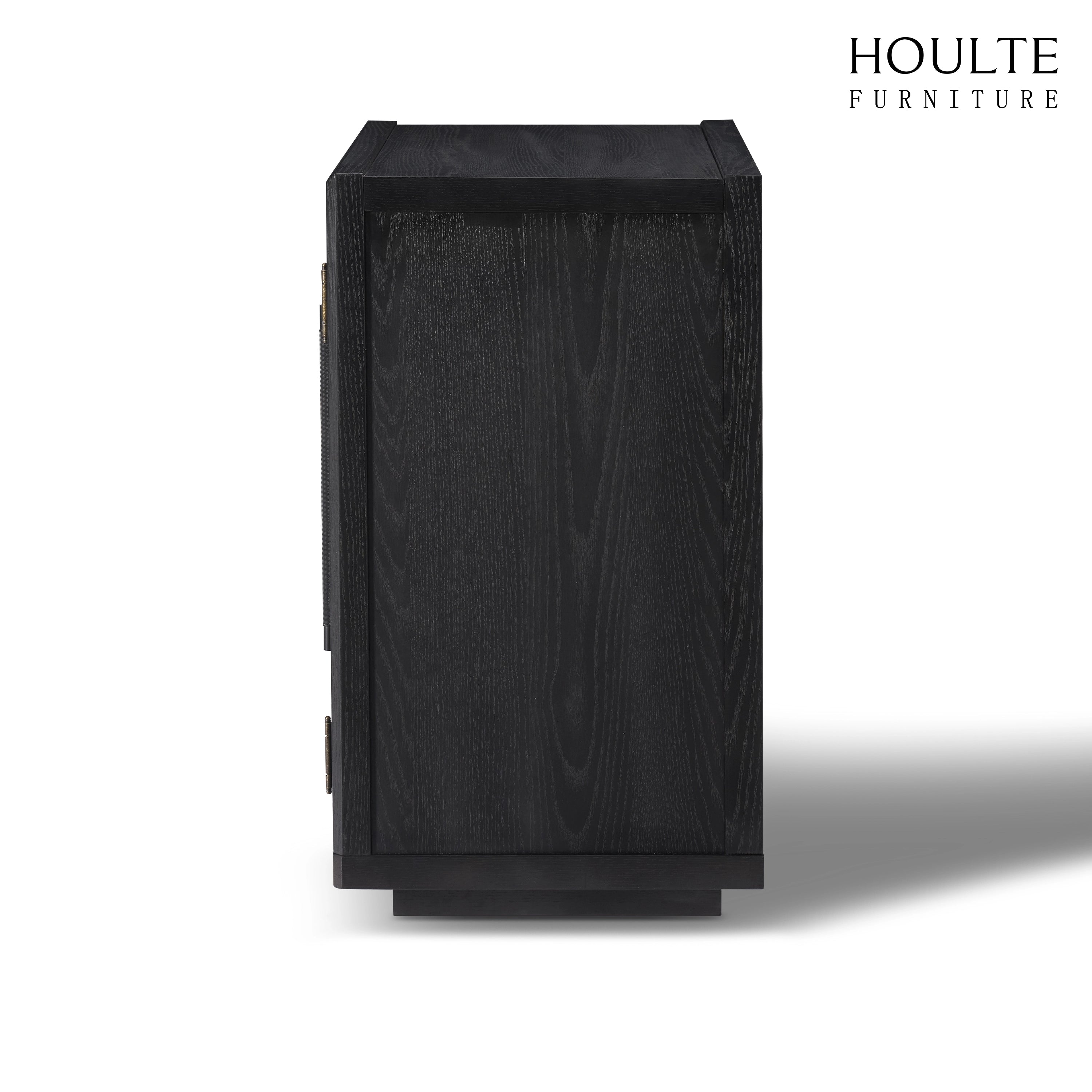 Alvar Arched Oak Media Console(Set of 2)