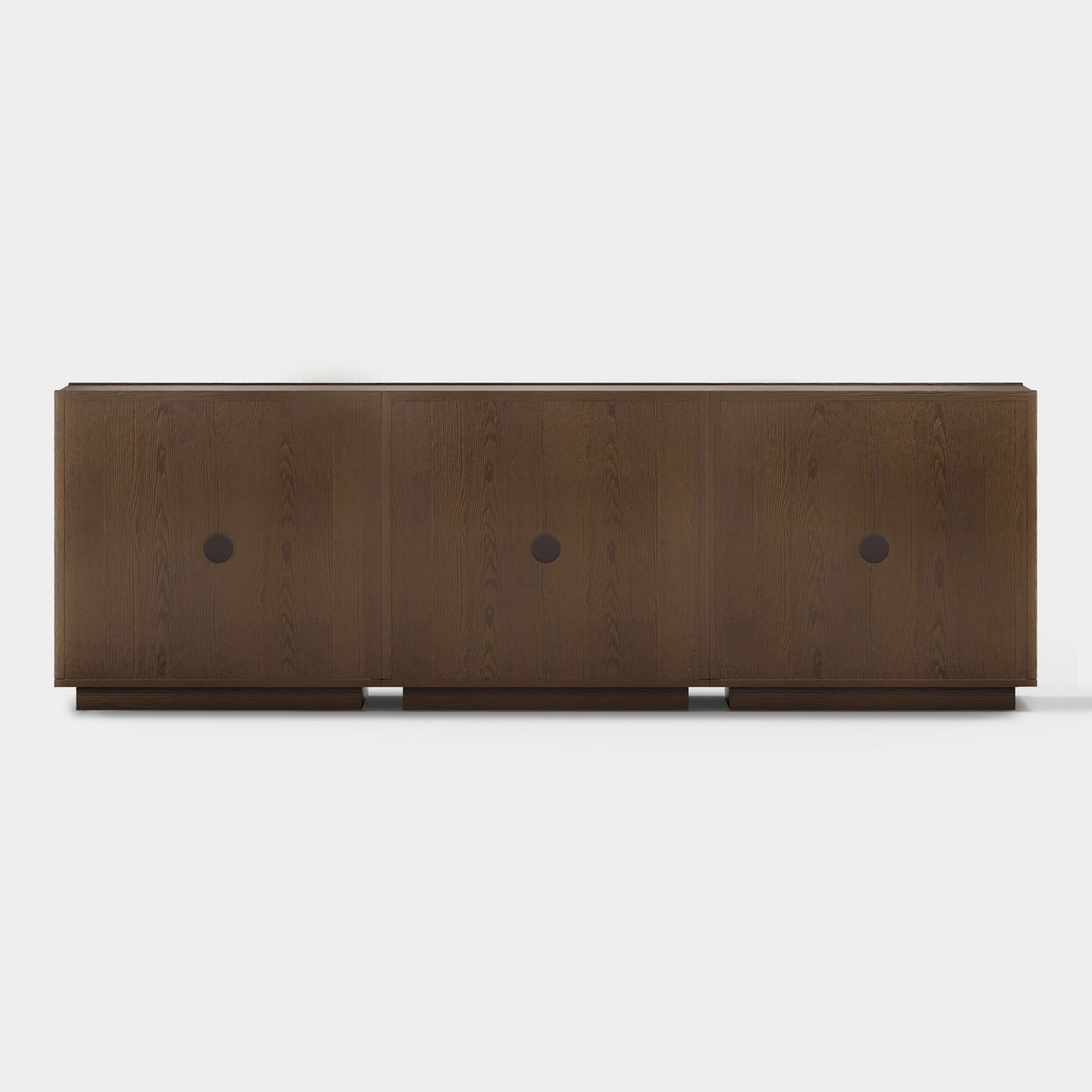 Alvar Arched 91″ Oak Modular Media Console(Set of 3)