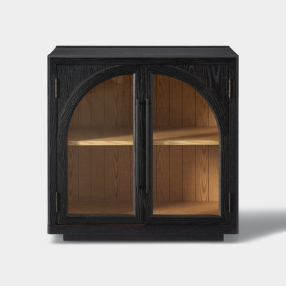 Alvar Arched 94.5″ Oak Media Console(Set of 3)