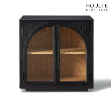 Alvar Arched Oak Media Console(Set of 2)