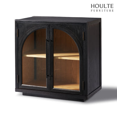 Alvar Arched Oak Media Console(Set of 4)