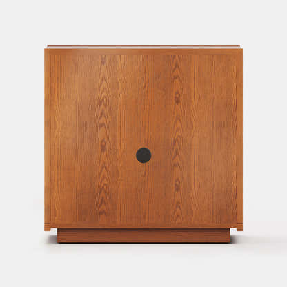 Alvar Arched 32″  Oak Storage Cabinet