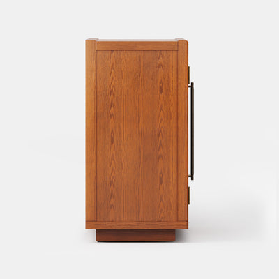 Alvar Arched 30" Oak Storage Cabinet