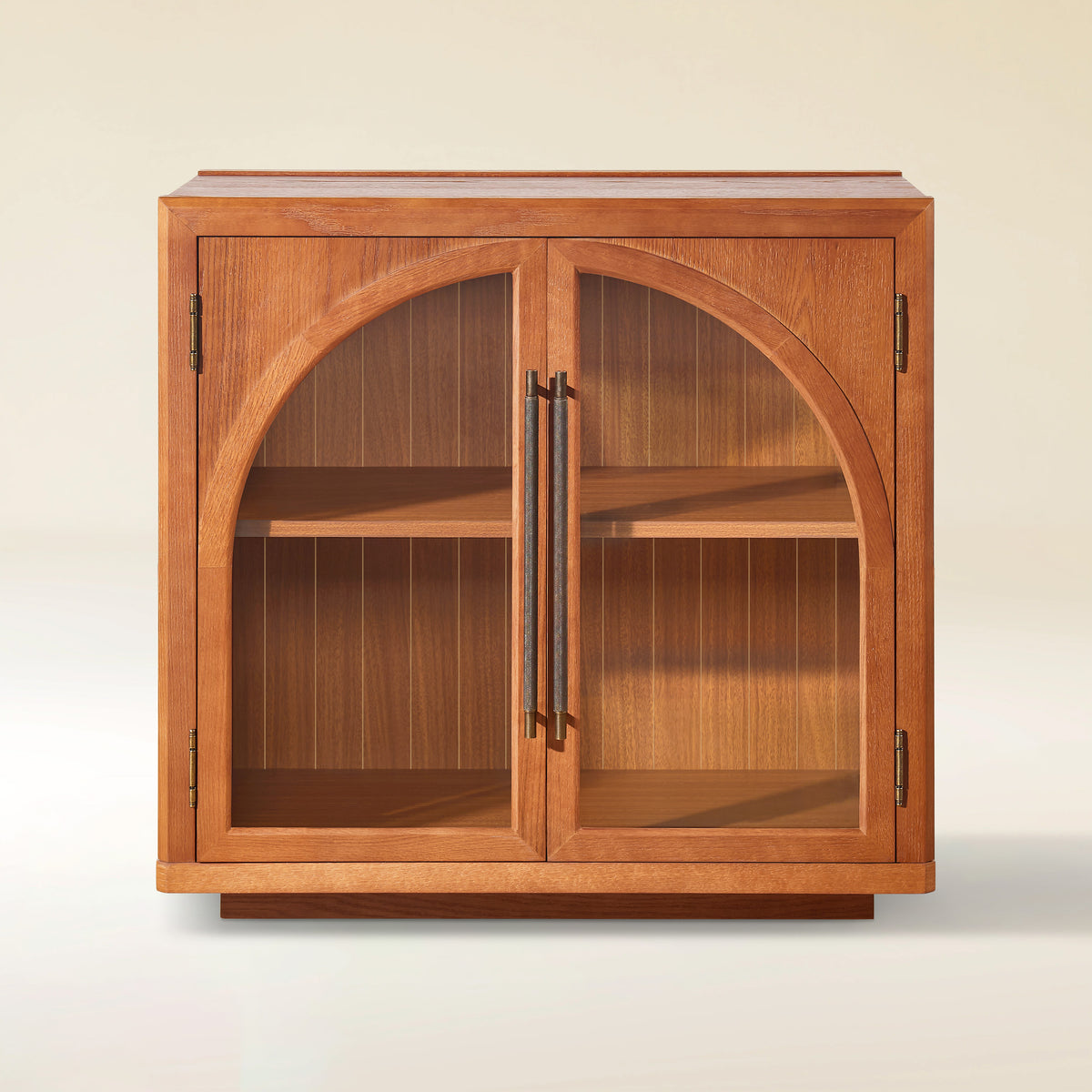 Alvar Arched 30" Oak Storage Cabinet