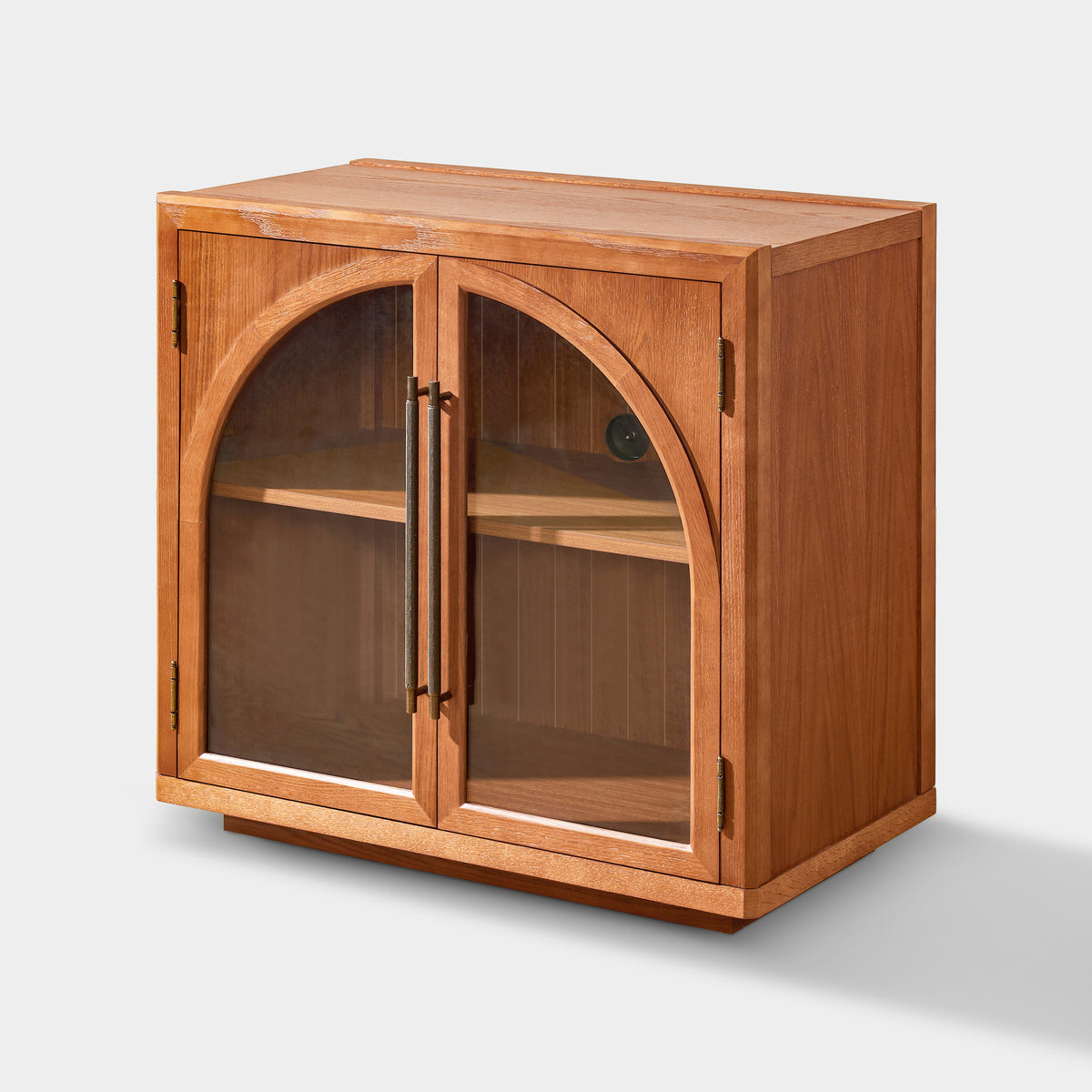 Alvar Arched 121″ Oak Modular Media Console(Set of 4)